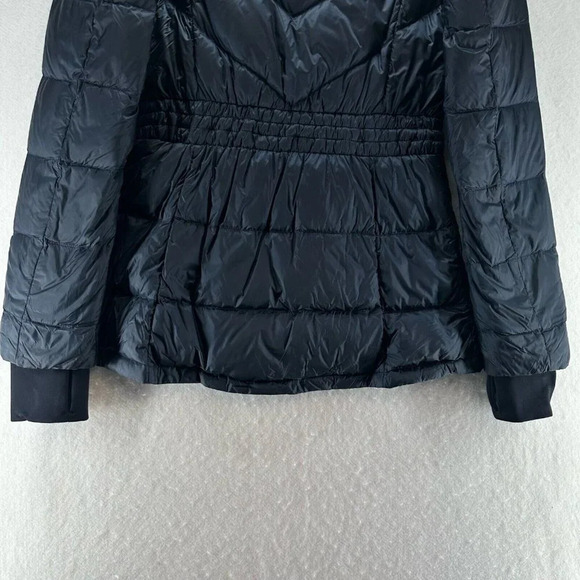 Athleta Jacket Womens 2XS Banner Peak Goose Down Puffer Full Zip Insulated Blue - Picture 7 of 12